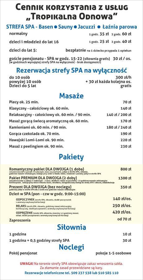 Tropikalna Odnowa Bed & Breakfast Falkowo Екстериор снимка